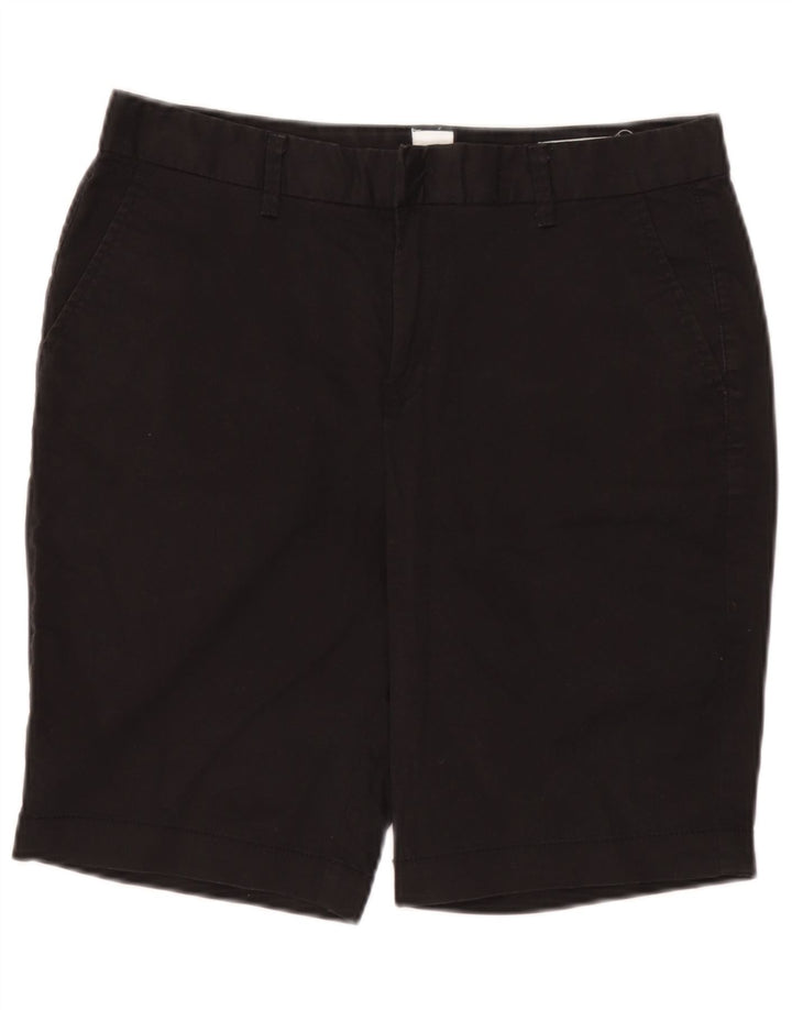 Gap Damen Chinoshorts UK 8 Small W32 Schwarze Baumwolle