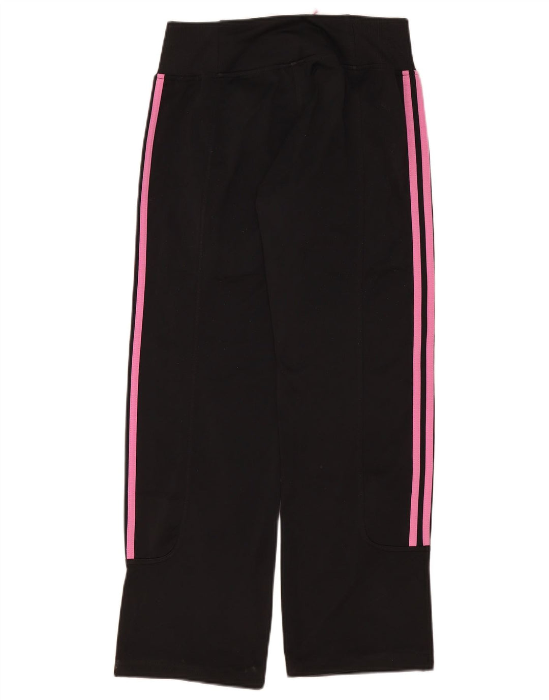 Adidas Damen Trainingshose UK 10 Small Schwarz Polyester