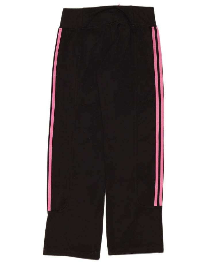 Adidas Damen Trainingshose UK 10 Small Schwarz Polyester