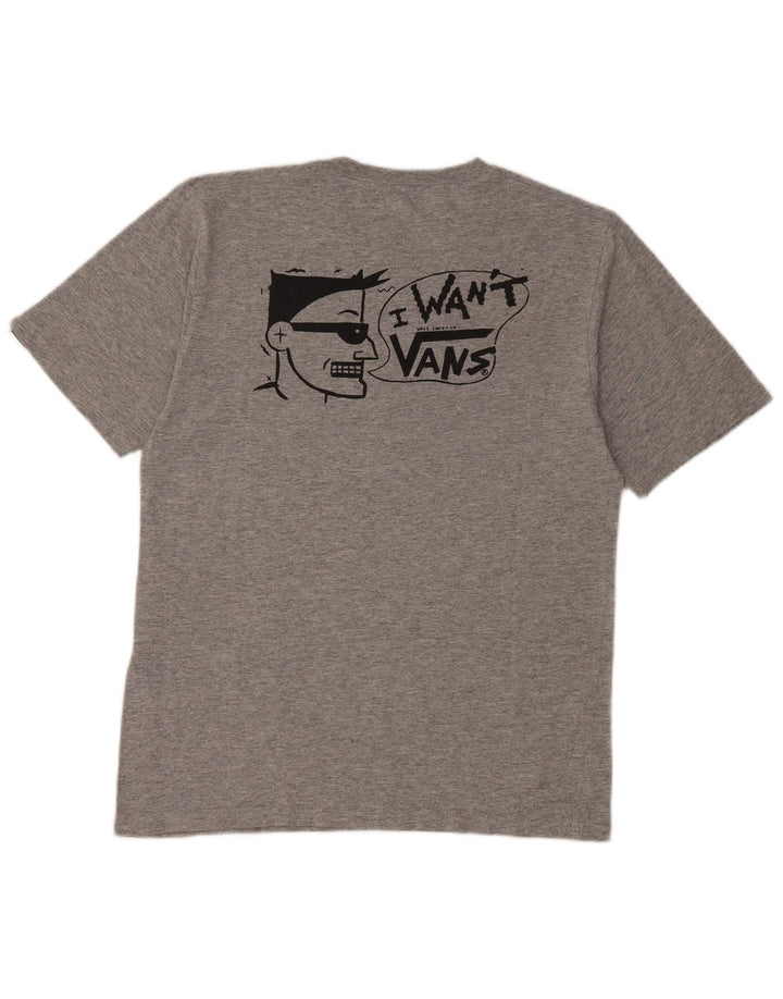 VANS Custom Fit Grafik-T-Shirt für Jungen, 10–11 Jahre, Mittelgrau gefleckt