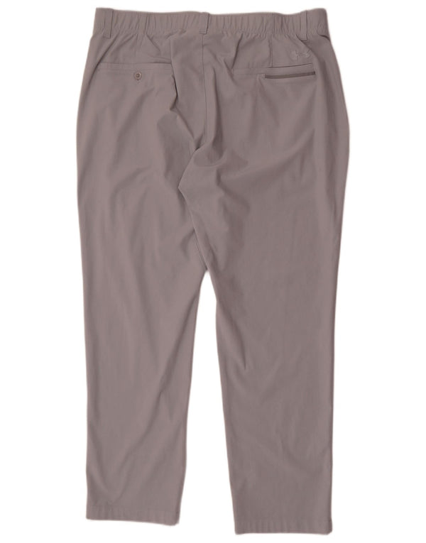 Under Armour Herren Straight Chino Hose W38 L30 Grau Polyester