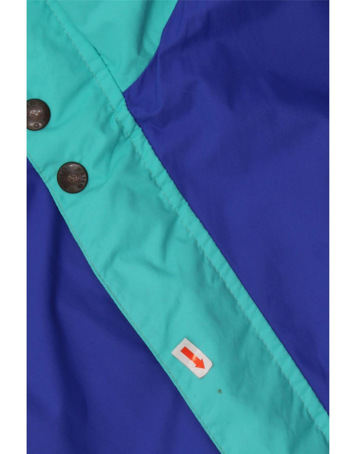 BAILO Herren-Regenjacke mit lockerer Passform, IT 46, kleines blaues Farbblock-Polyester