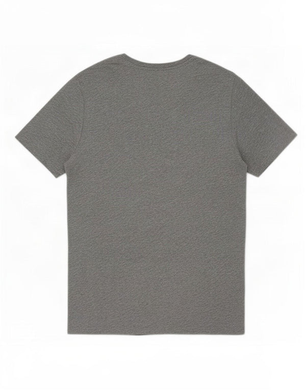 Nike Herren Athletic Cut Graphic T-Shirt-Oberteil aus mittelgrauer Baumwolle