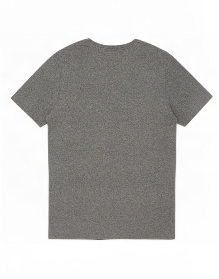 Nike Herren Athletic Cut Graphic T-Shirt-Oberteil aus mittelgrauer Baumwolle