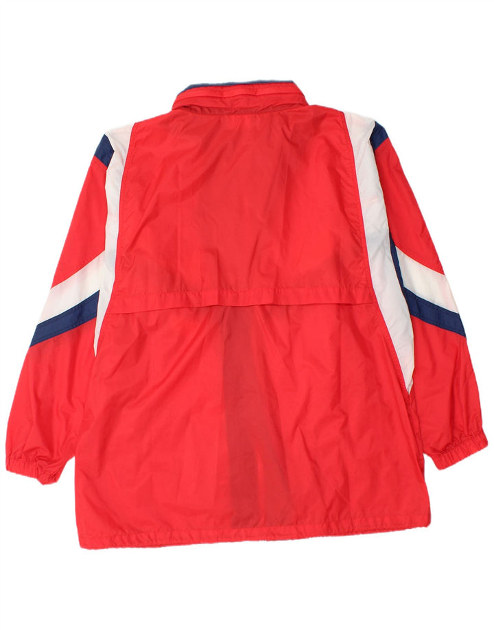 ALEX Herren Regenjacke UK 42 XL Rot Colourblock Polyamid
