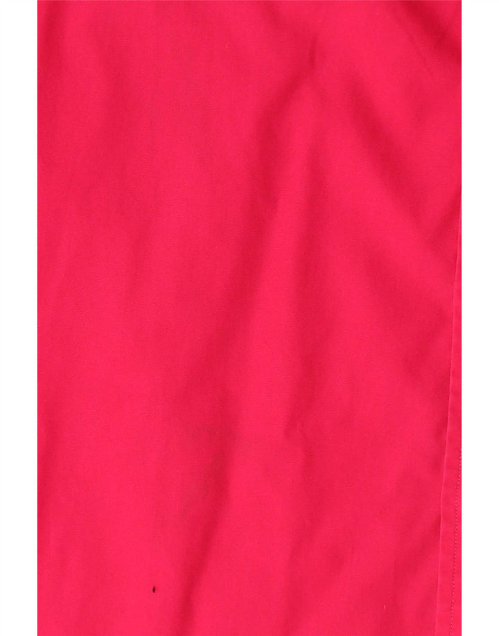 Ralph Lauren Damenhemd UK 14 Mittelrote Baumwolle