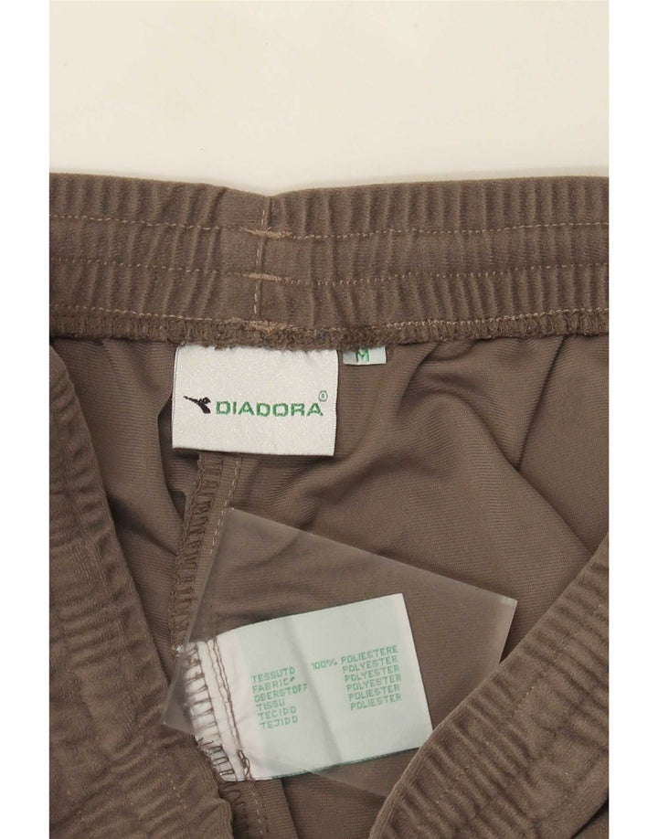 Diadora Herren-Cargo-Velours-Trainingshose aus mittelgrauem Polyester