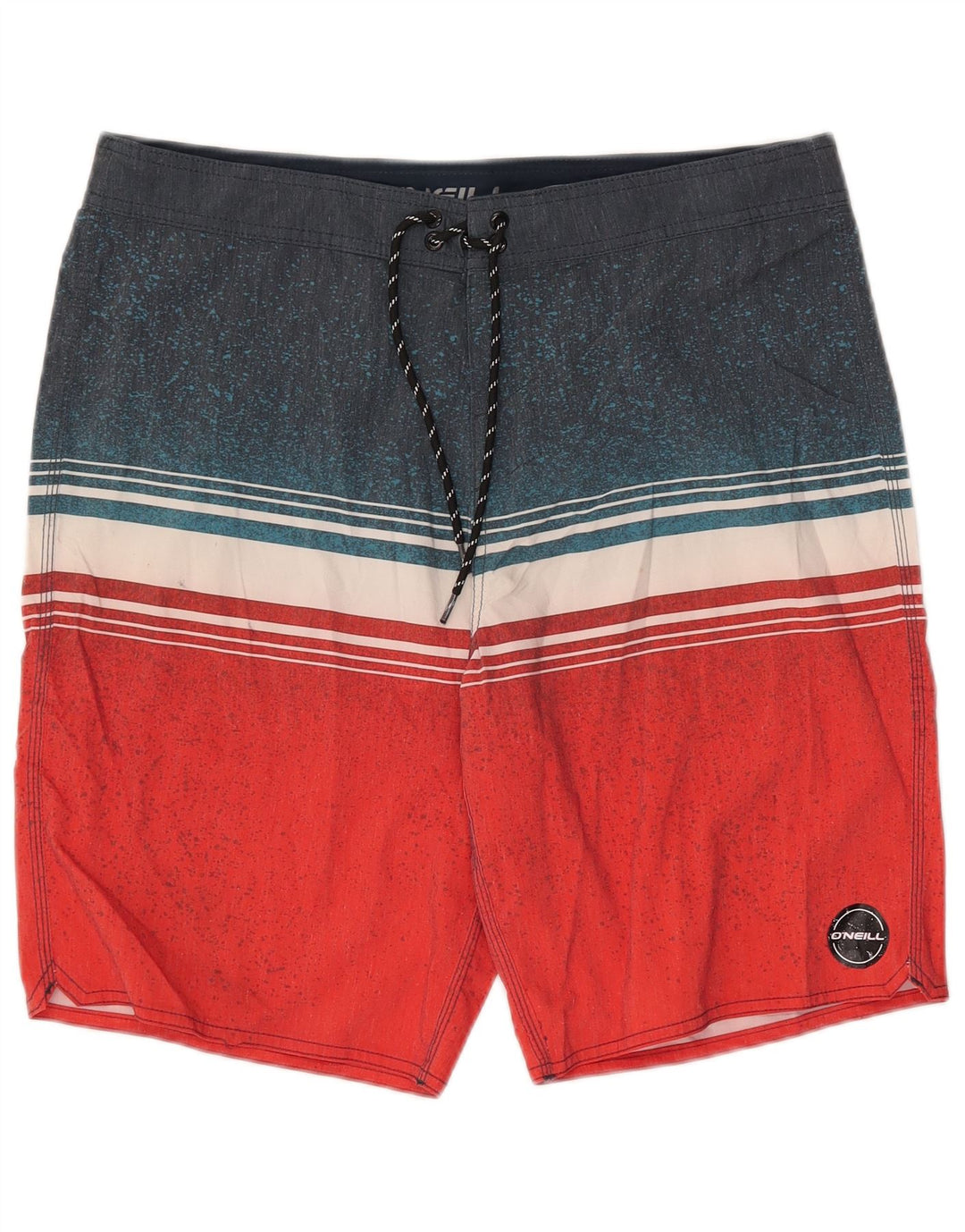 O'NEILL Herren-Badeshorts, groß, rotes Farbblock-Polyester