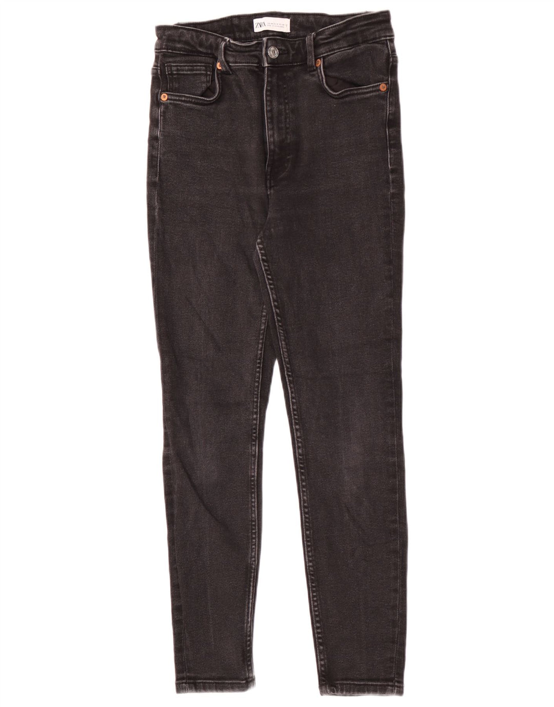 Zara Damen Skinny Jeans EU 40 Medium W30 L27 Schwarz