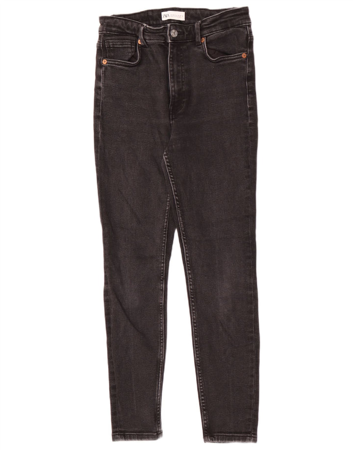 Zara Damen Skinny Jeans EU 40 Medium W30 L27 Schwarz