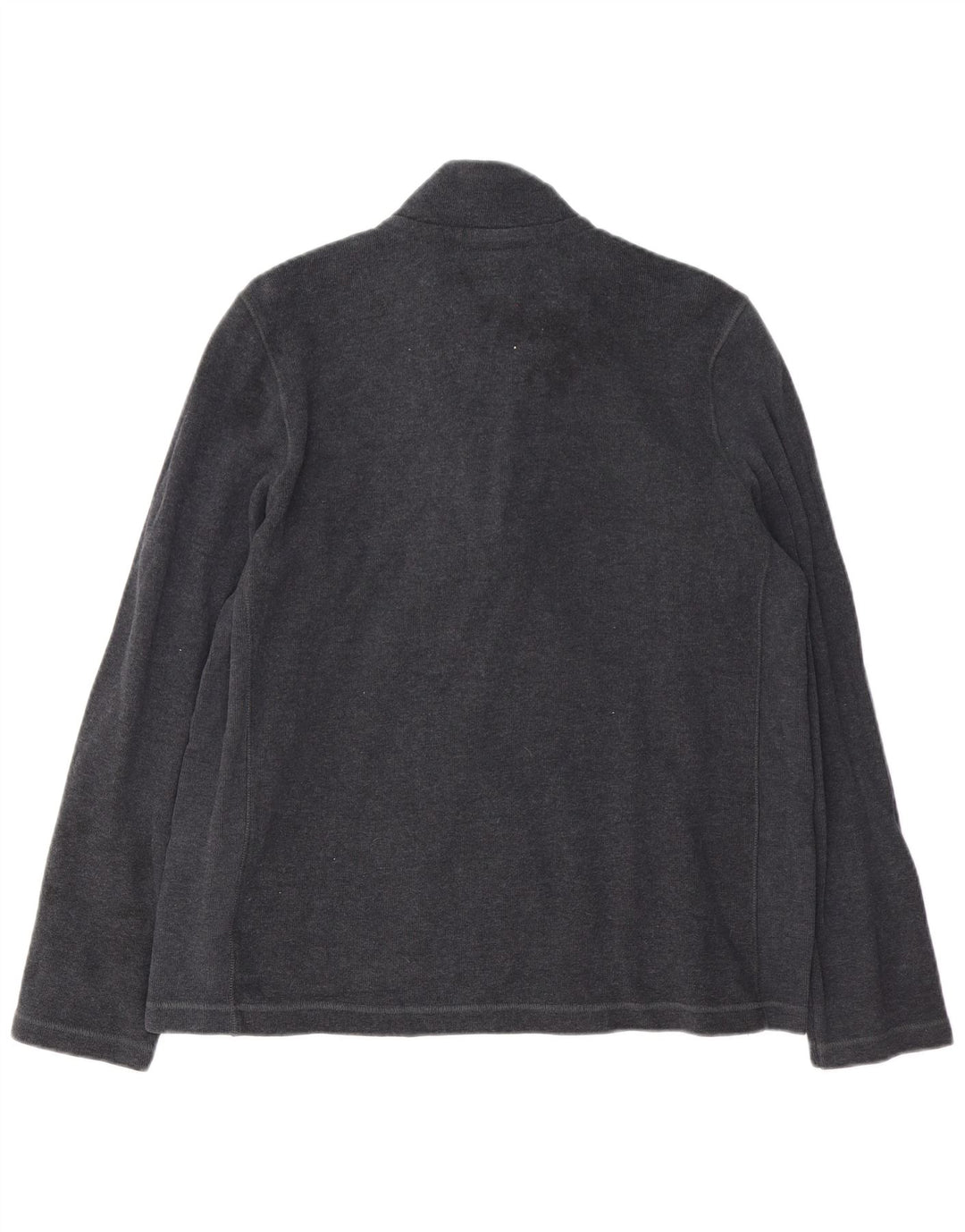 JACK & JONES Herren-Pullover mit Reißverschluss, XL, graue Baumwolle