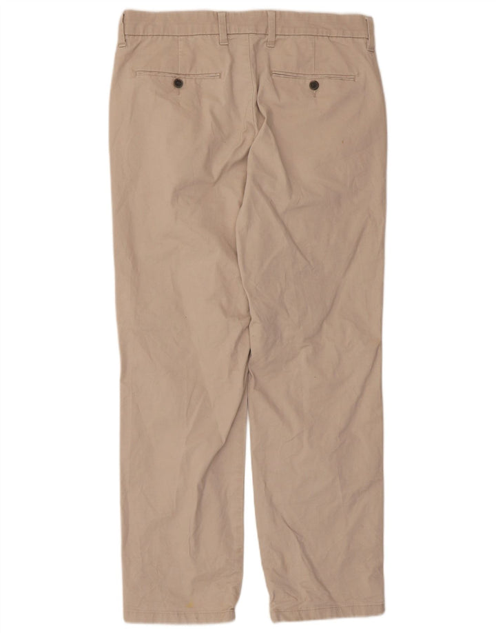 Marks & Spencer Herren-Chinohose mit normaler Passform, W32, L29, Beige, Baumwolle