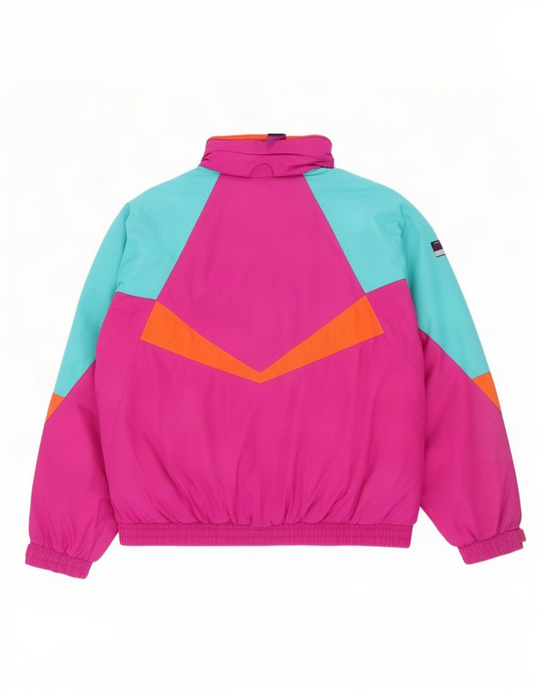 Aesse Mens Loose Fit Skijacke UK 36 Small Pink Colourblock Polyamid