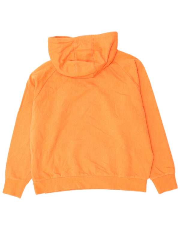 Animal Damen-Kapuzenpullover mit Grafik, übergroß, Gr. 8, Orange, Baumwolle