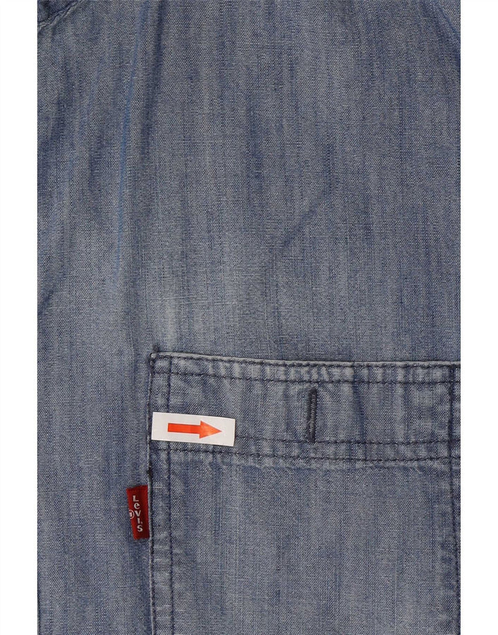 Levi's Herren-Jeanshemd, groß, blau