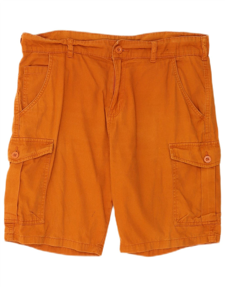 Mountain Warehouse Herren-Cargoshorts, W34, Größe L, Orange, Baumwolle