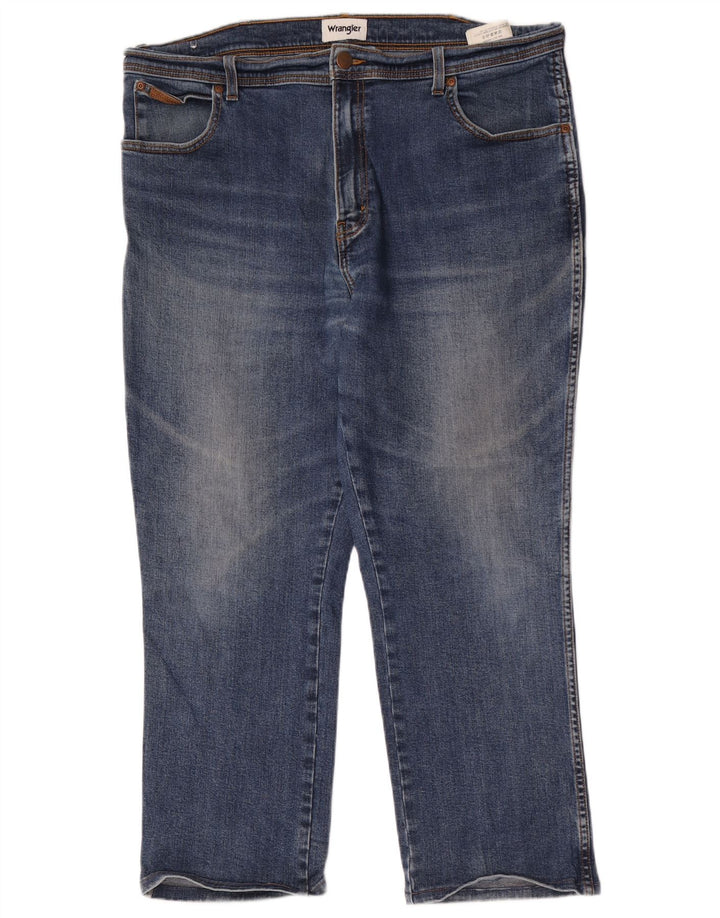 Wrangler Herren Texas Straight Jeans W40 L27 Blaue Baumwolle
