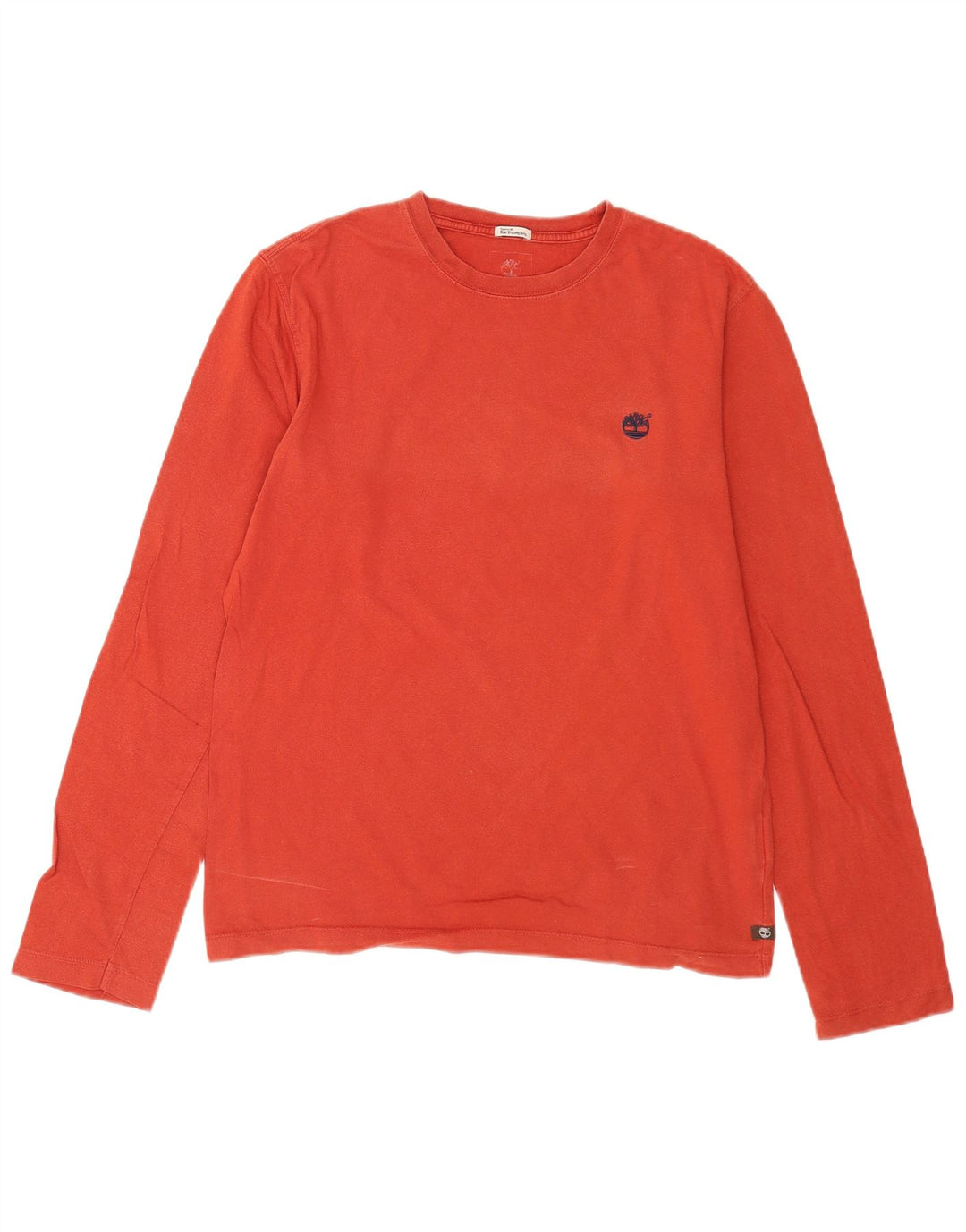 Timberland Herren Earthkeepers Graphic Top Langarm mittelrote Baumwolle