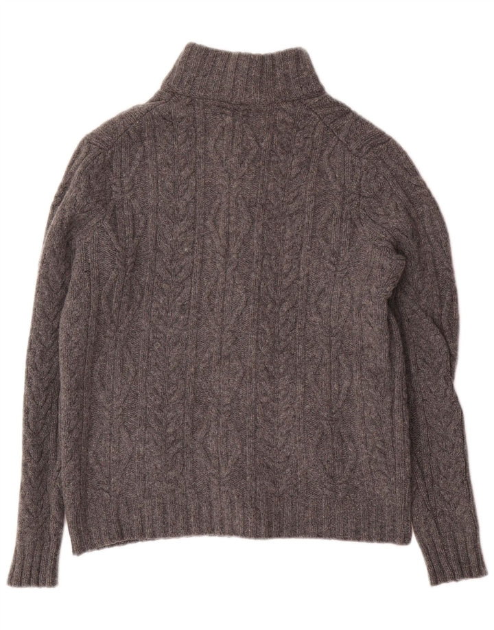 Massimo Dutti Damen Strickjacke UK 14 Mittelgrau