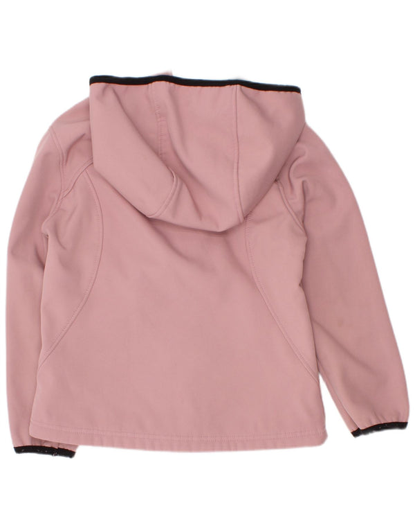 Reebok Mädchen-Trainingsanzug-Top-Jacke, 5–6 Jahre, Rosa