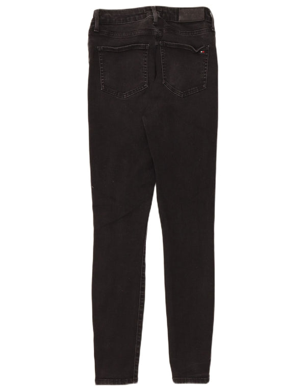 Tommy Hilfiger Damen Harlem Ultra Skinny Jeans W28 L28 Schwarze Baumwolle