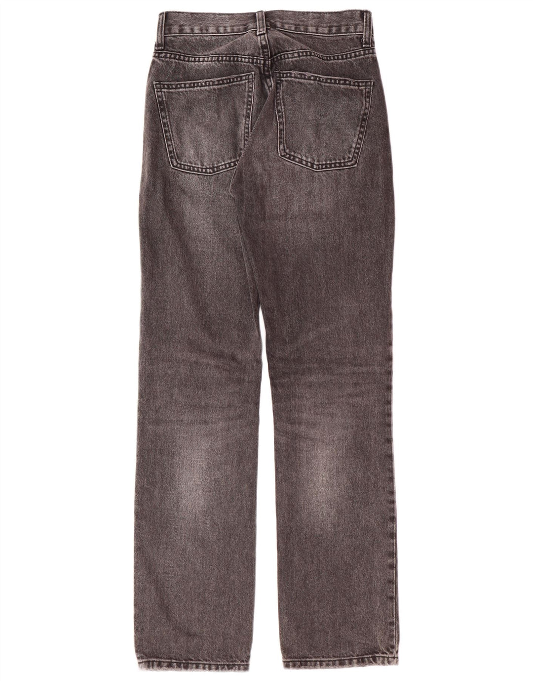 Zara Damen-Jeans, reguläre Passform, gerade Passform, EU 34, 2XS, W24, L30, Grau, klassisch