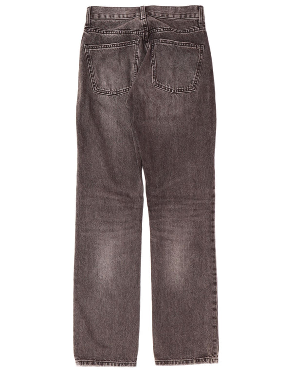 Zara Damen-Jeans, reguläre Passform, gerade Passform, EU 34, 2XS, W24, L30, Grau, klassisch