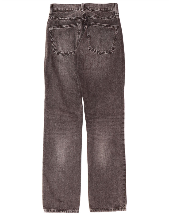 Zara Damen-Jeans, reguläre Passform, gerade Passform, EU 34, 2XS, W24, L30, Grau, klassisch