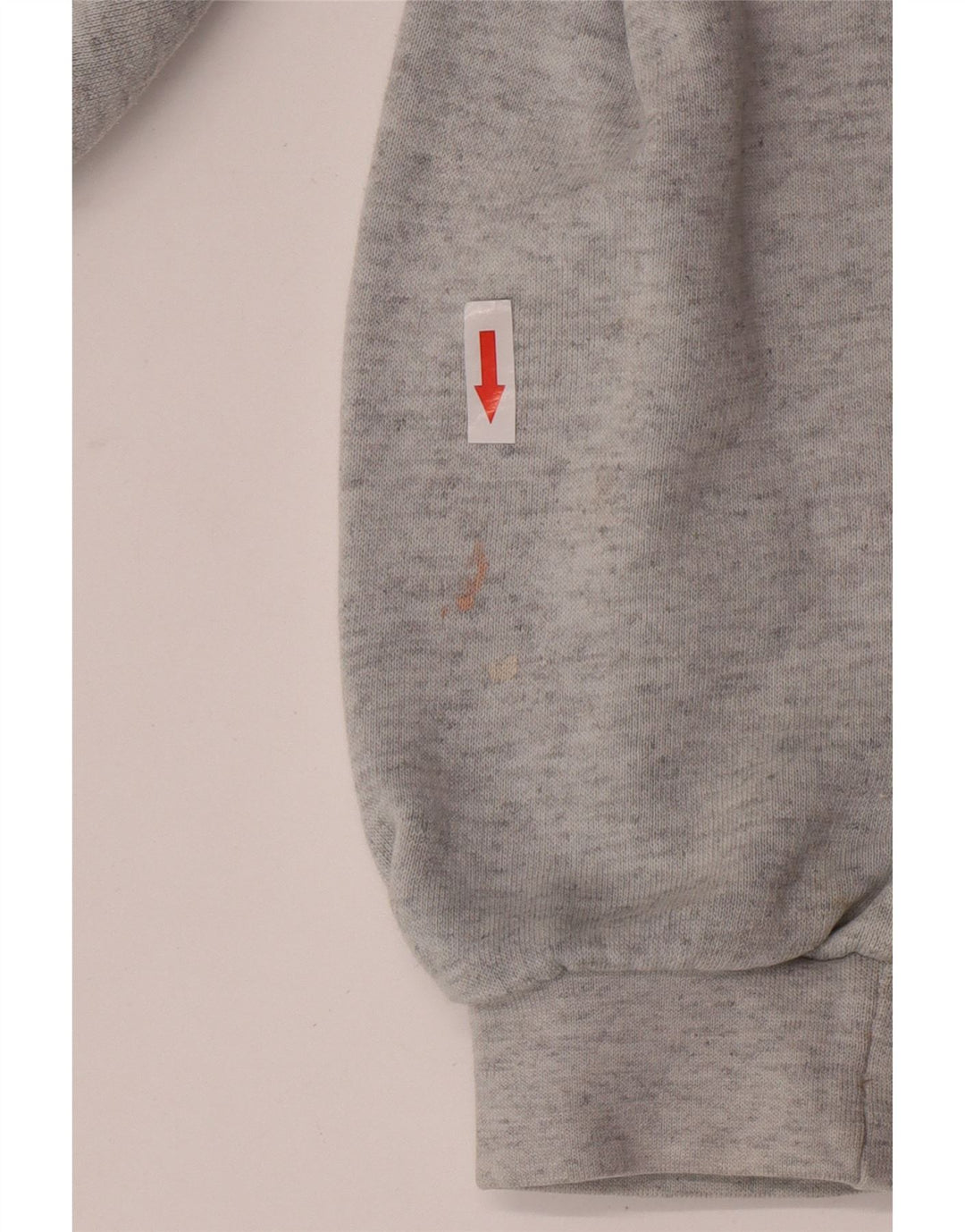 Asics Herren-Sweatshirt mit grafischem Reißverschluss und Rundhalsausschnitt, Größe L, Grau