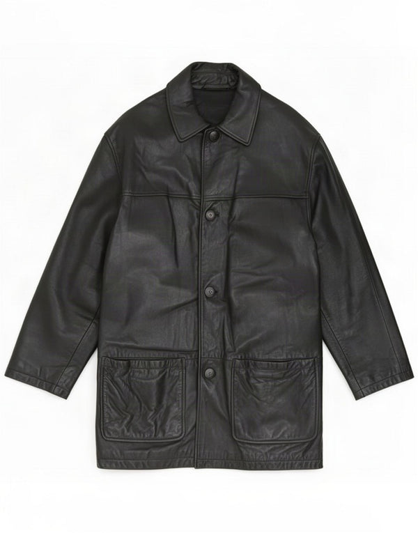 Marks & Spencer Herren-Ledermantel „St