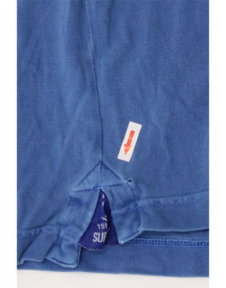 Superdry Herren Poloshirt Mittelblau