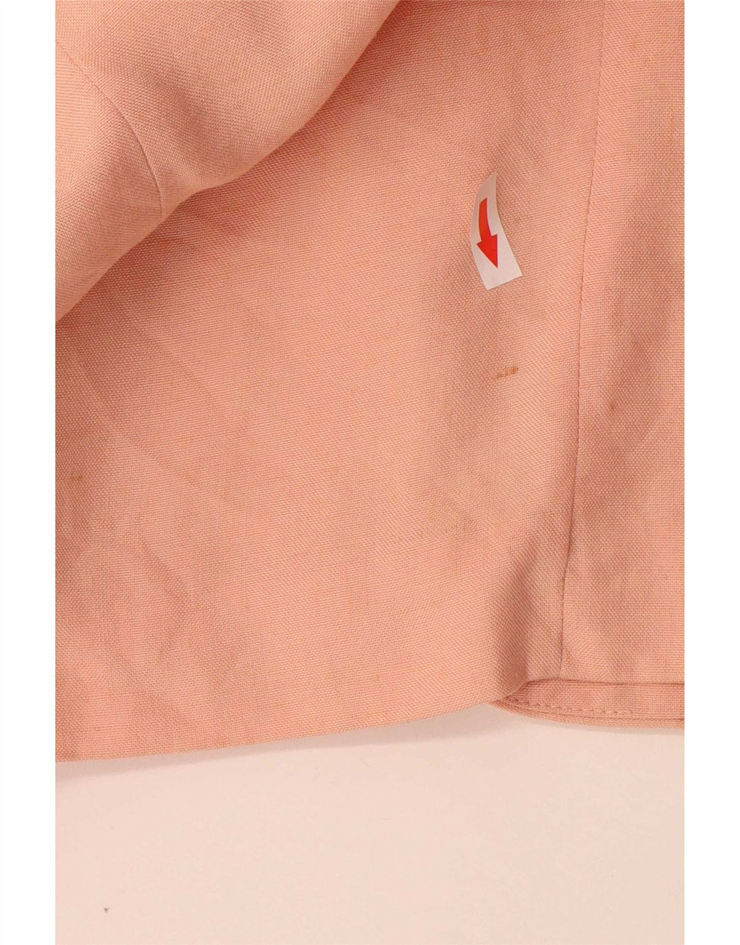 Zara Damen 1-Knopf-Blazerjacke UK 14 Mittelrosa Viskose