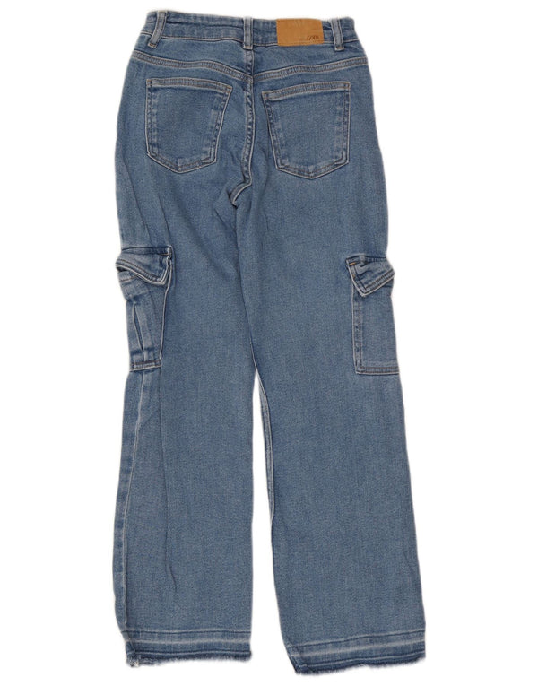 Zara Cargo Straight Jeans für Jungen, 11–12 Jahre, W24 L26, blaue Baumwolle
