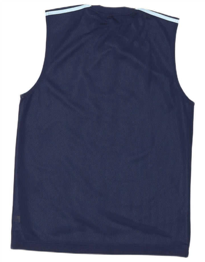 Adidas Herren Graphic Weste Top Small Marineblau Polyester