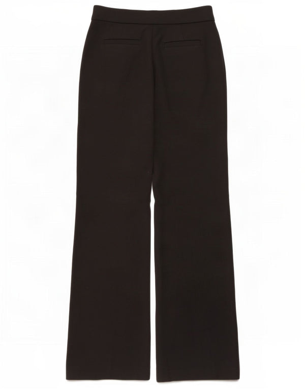 Boden Damen-Anzughose mit weitem Bein, UK 10, Größe S, W28, L31, schwarze Viskose