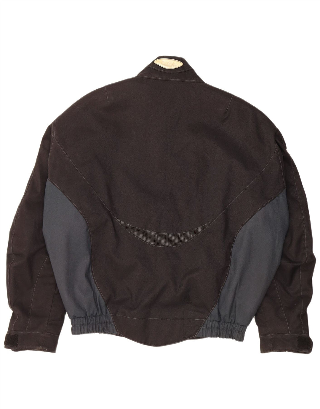 Clover Herren-Motorrad-Racer-Jacke, UK 40, Größe L, Schwarz, Farbblock