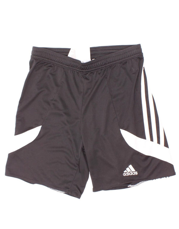 Adidas Sportshorts für Jungen, 9–10 Jahre, Mittelschwarzes Colourblock-Polyester