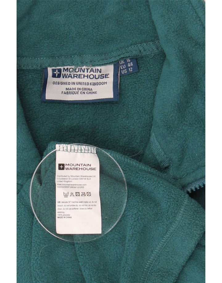 Mountain Warehouse Übergroße Fleecejacke für Damen, UK 16, Größe L, Grün