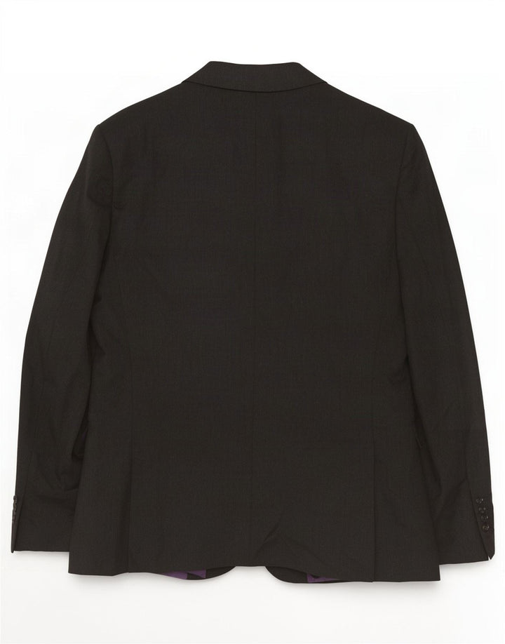 Marks & Spencer Herren-Blazer, lang, mit 2 Knöpfen, UK 42, Größe L, grau, Polyester