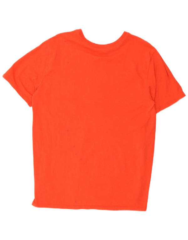 Nike Herren Dri Fit Graphic T-Shirt Top Große rote Baumwolle
