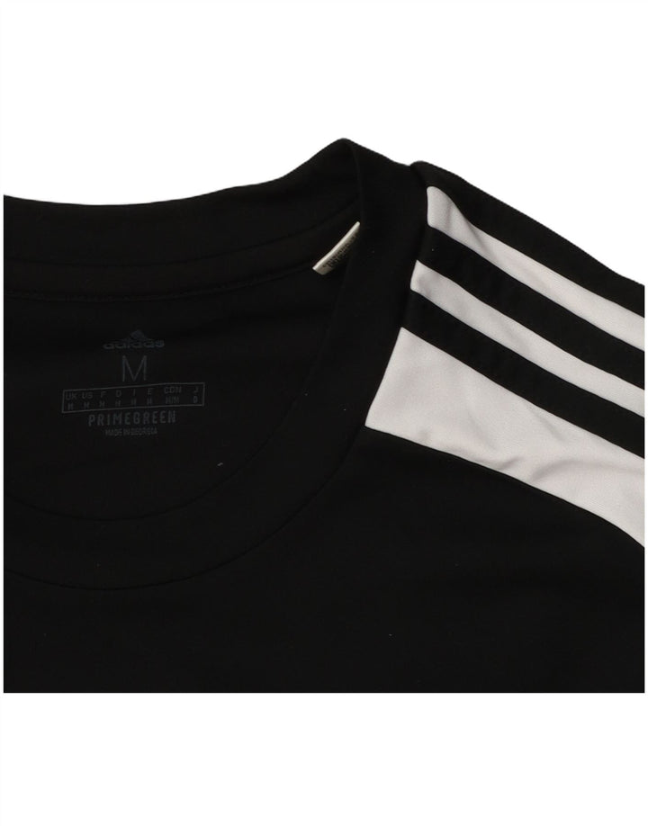 Adidas Herren Aeroready T-Shirt Top Medium Schwarz Colourblock Polyester