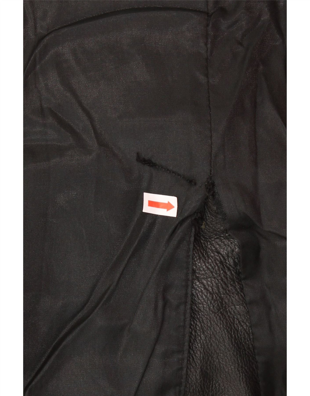 VINTAGE Mens Leather Coat UK 38 Medium Black Leather Vintage Vintage and Second-Hand Vintage from Messina Hembry 