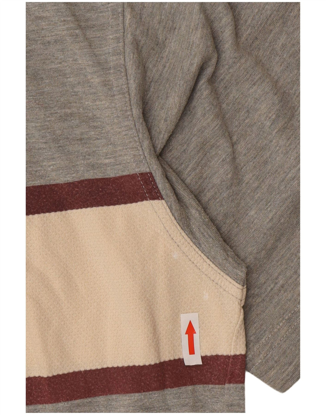 Puma Herren-T-Shirt-Oberteil aus mittelgrauer Colourblock-Baumwolle