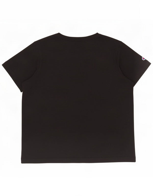 Champion Girls Graphic T-Shirt Top 13-14 Years Black Cotton