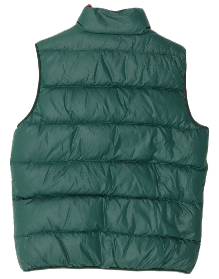 North Sails Herren Reversible Wattierte Weste UK 38 Mittelgrünes Polyamid