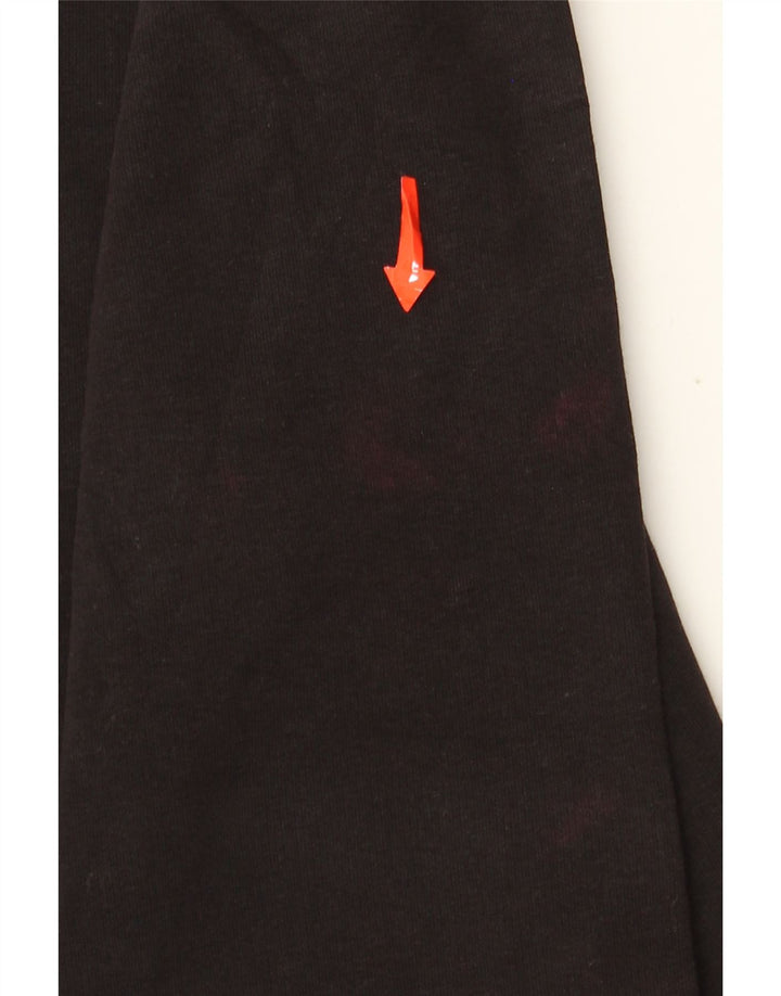 Guess Herren-Sweatshirt mit Grafik, 2XL, schwarze Baumwolle