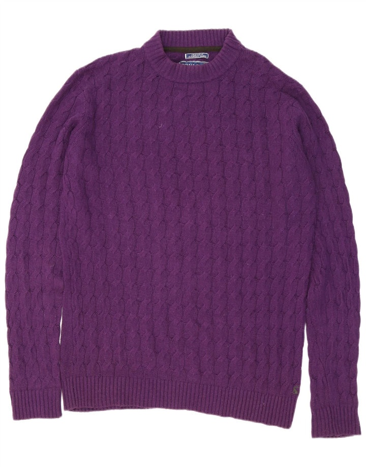 Joules Herren-Pullover mit Rundhalsausschnitt, groß, violett, Viskose