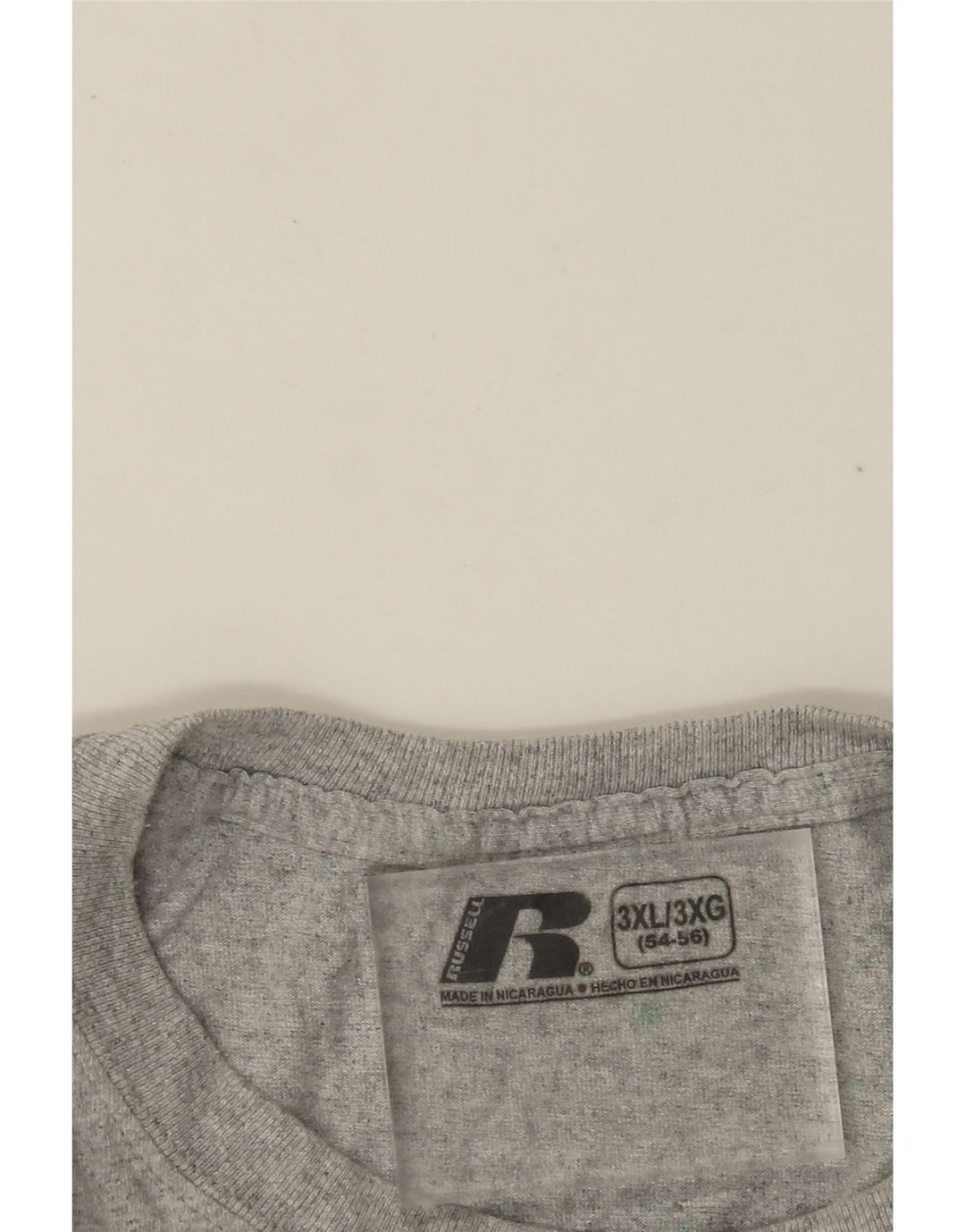 RUSSELL ATHLETIC Herren T-Shirt Top UK 54/56 3XL Grau meliert