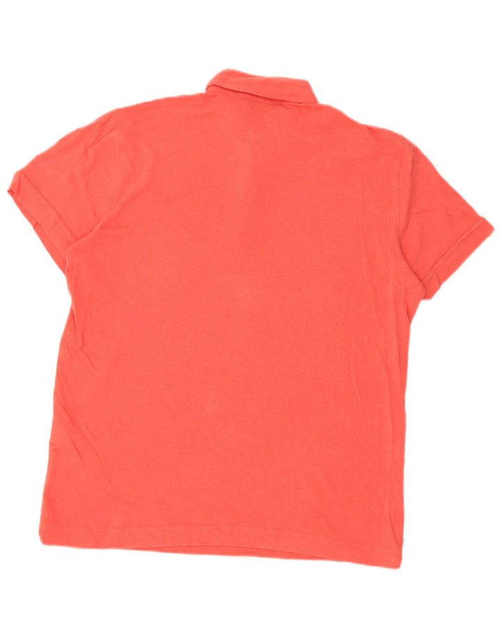 MASSIMO DUTTI Herren Poloshirt Kleines rotes Leinen