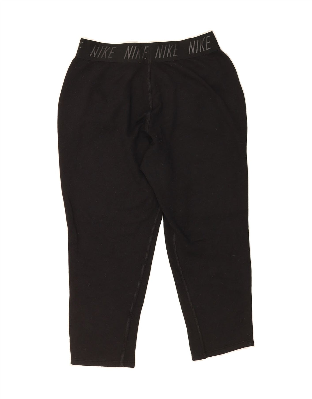 NIKE Womens Dri Fit Capri Graphic Leggings UK 10 Small  Black Polyester Vintage Nike and Second-Hand Nike from Messina Hembry 